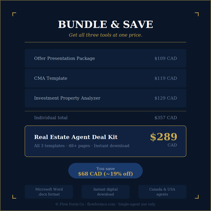 Real Estate Agent Deal Kit — Bundle