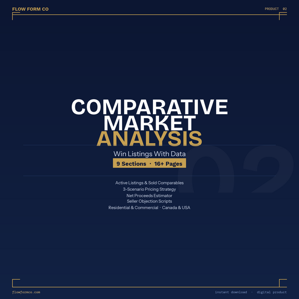 Comparative Market Analysis (CMA) Template